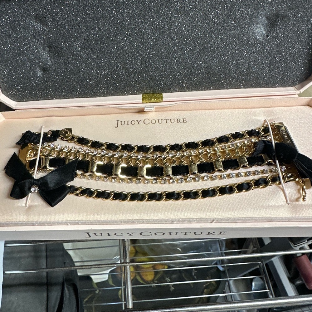 Vintage Original | Juicy Couture Gold and Black Bracelet